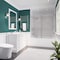 Anzzi Raymore 60" x 62" Frameless Sliding Tub Door in Brushed Nickel SD-AZ8080-01BN - alternate 2